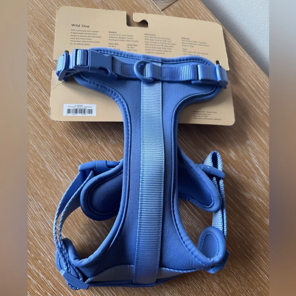 🐕 NWT | WILD ONE Dog Harness 3.0 Moonstone Size Medium, Quick Release Buckles! 🐶 - Picture 5 of 13
